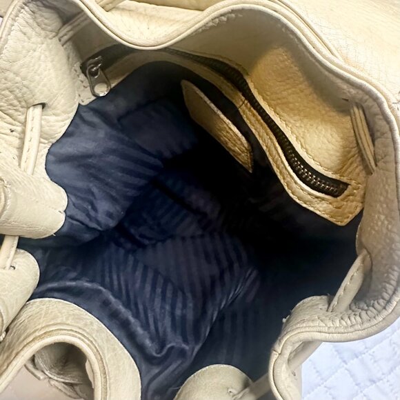 Coach Vintage Sonoma Small Backpack Natural Grain Pebbled Leather 96 Maize 4911 - Picture 13 of 15